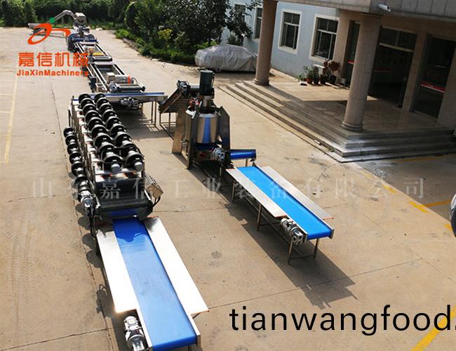 葉(ye)菜(cai)類清洗(xi)風(feng)榦流水線